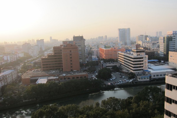 view from the room of Howard Johnson Plaza Ningbo