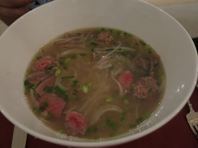 Pho with beef