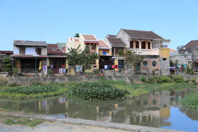 Colonial style building in Hoi An old quarter
